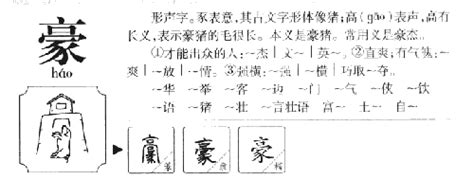 豪字五行|豪字的五行属什么